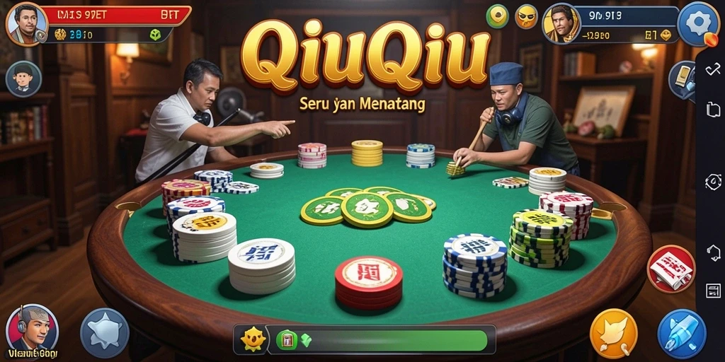 Screenshot gameplay QiuQiu yang seru dan menantang di 9ET.