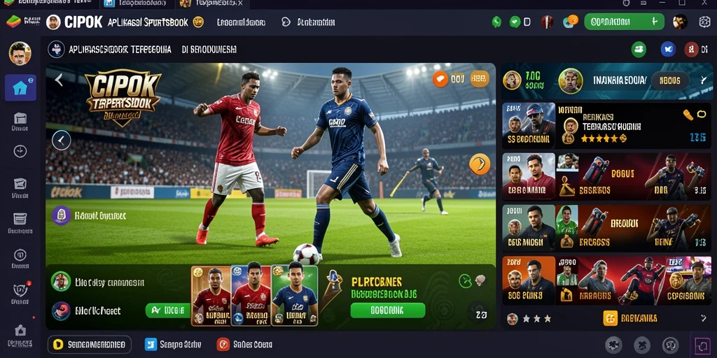 Tampilan gameplay Sportsbook yang menarik dan interaktif.