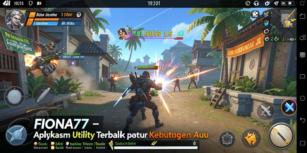 Tampilan antarmuka pengguna FIONA77 yang intuitif dan mudah digunakan.