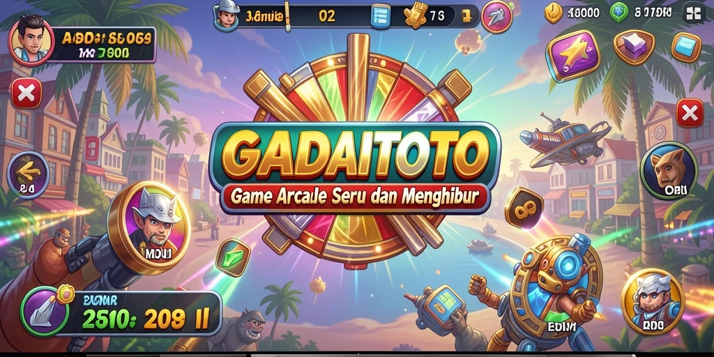 Tampilan gameplay seru GADAITOTO dengan tantangan menarik.
