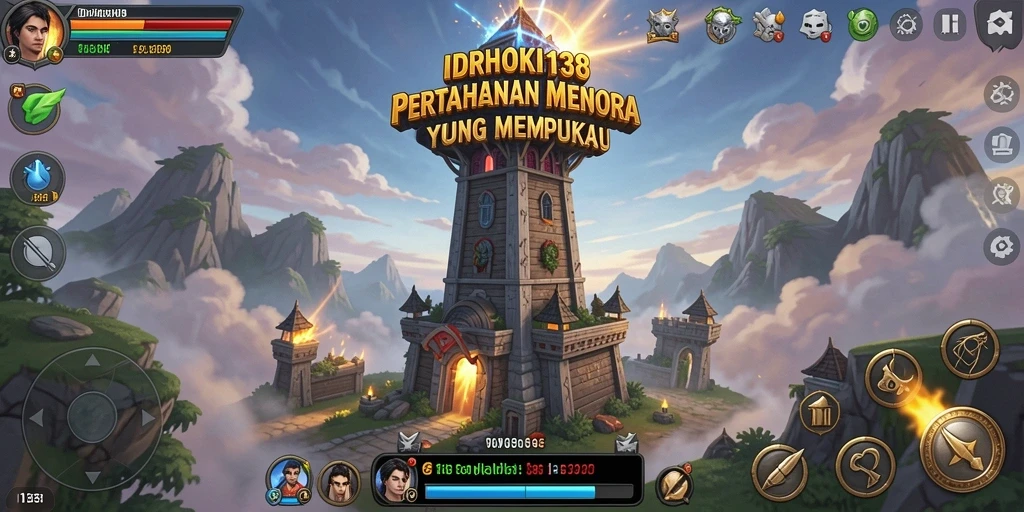 Gameplay menara pertahanan yang seru di IDRHOKI138.