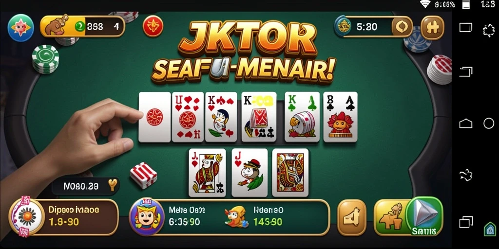 Gameplay JKTOK yang seru dan interaktif di dunia domino.