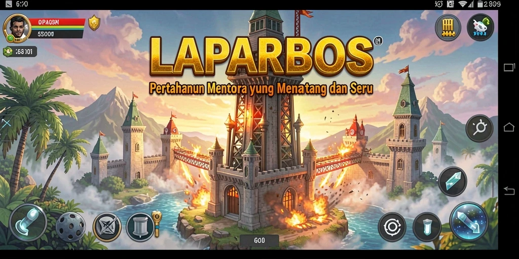 Tangkapan layar utama dari gameplay LAPARBOS yang mendebarkan.
