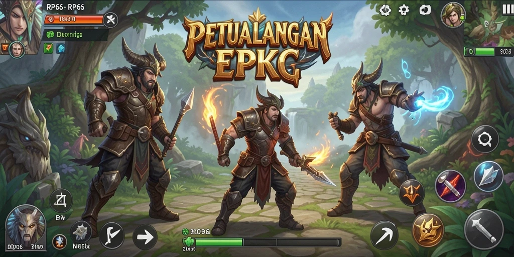 Screenshot dari gameplay RP66 yang penuh aksi dan petualangan.
