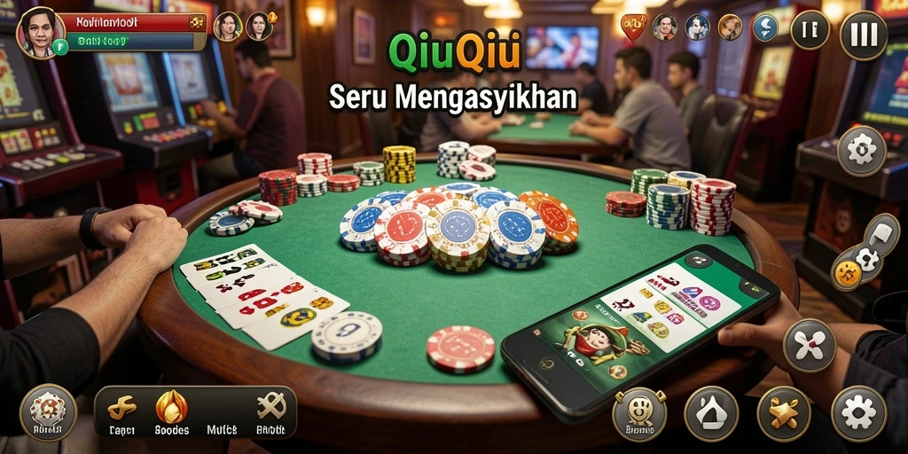 Gambaran gameplay QiuQiu yang seru dan menyenangkan di RR89.