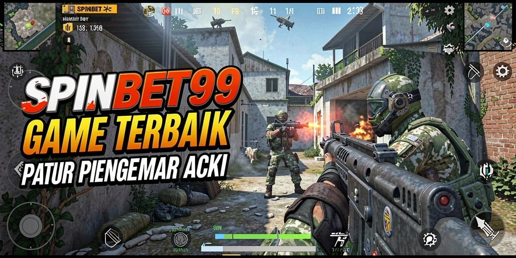 Gameplay mendebarkan dari SPINBET99 dalam aksi FPS.