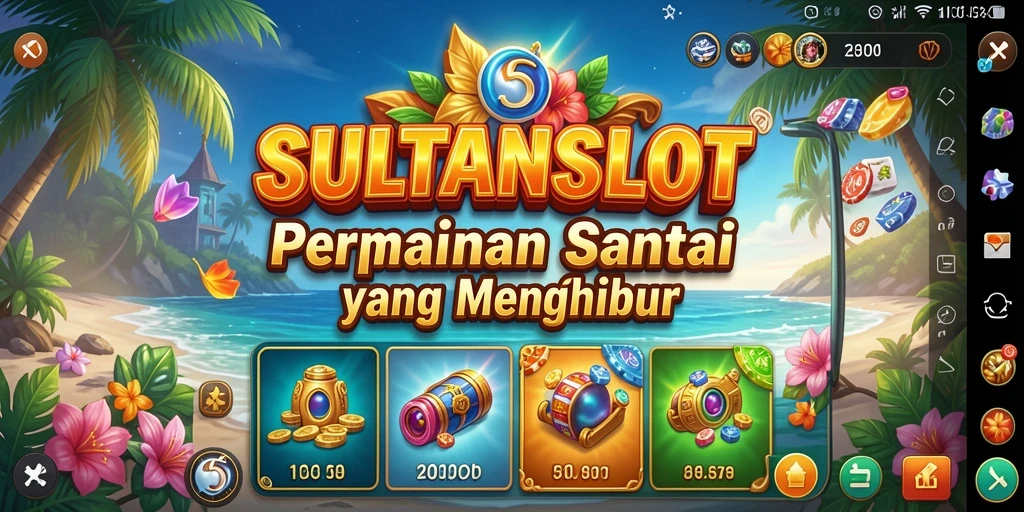 Screenshot SULTANSLOT menampilkan gameplay yang penuh warna dan mengasyikkan.