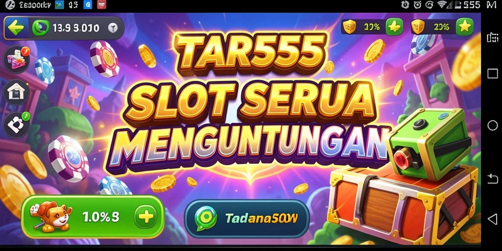 Screenshot TAR555 menampilkan gameplay Slot yang menarik.